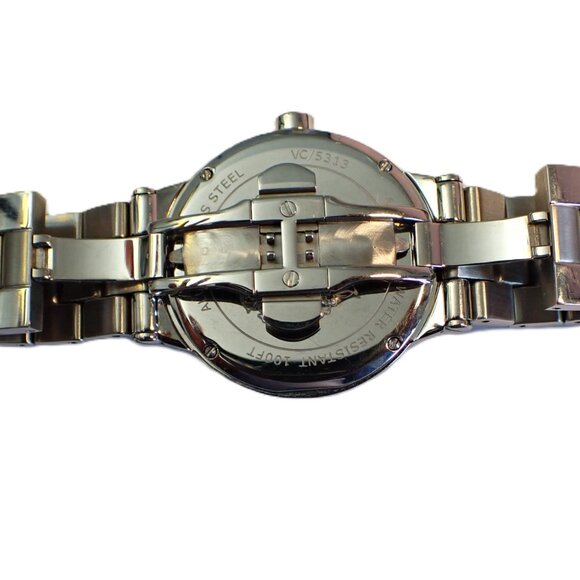 VINCE CAMUTO VC/5313 Quartz All SS Chrono Unisex Wristwatch - Picture 6 of 9